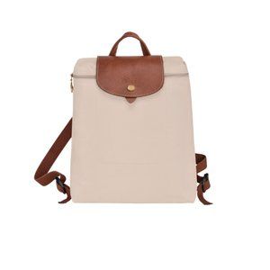 Longchamp Le Pliage Original Backpack in Cream / Paper color